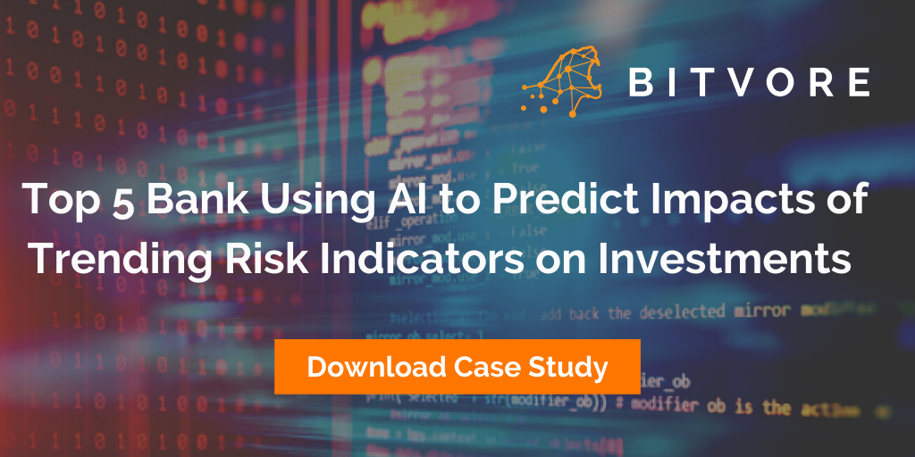 Bitvore case study top 5 bank using AI blog header 1024 x 512