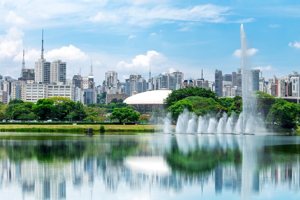 Ibirapuera Park in Sao Paulo, Brazil