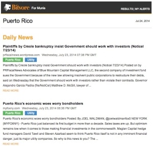 Example Email Alert on Puerto Rico