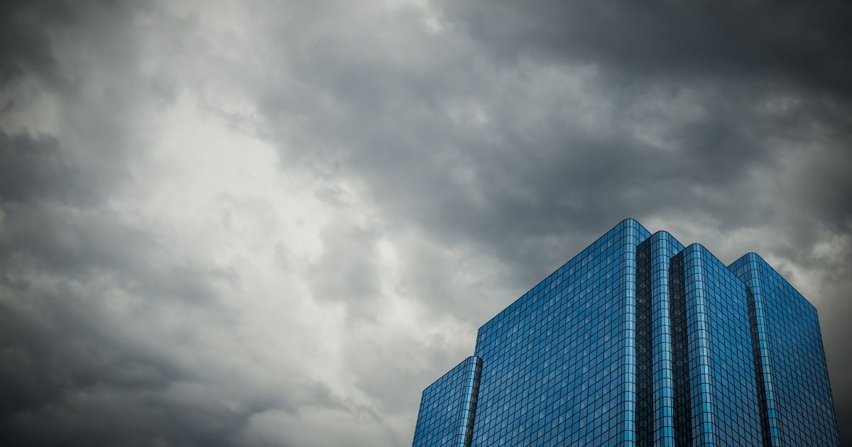 bank-building-storm-approaching